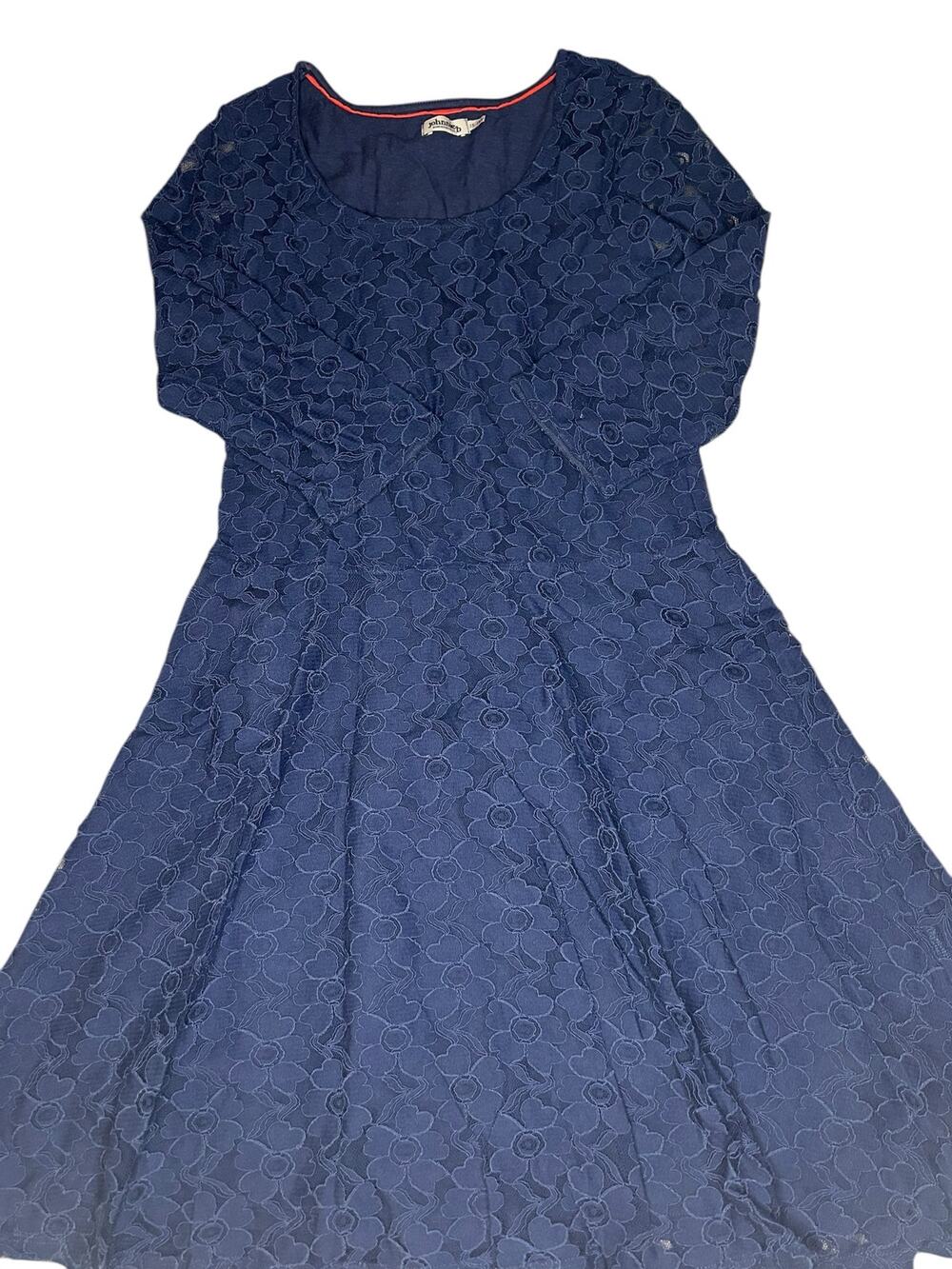 Johnnie B blue lace dress size 15